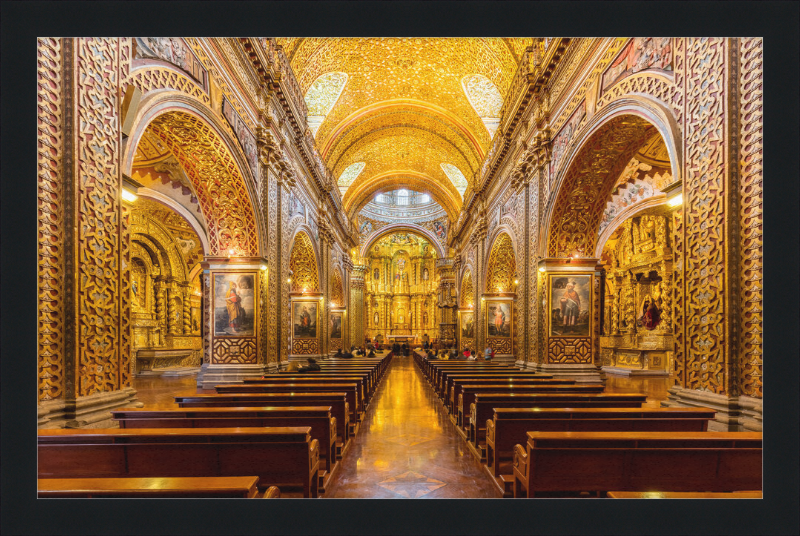 Iglesia de La Compañía - Great Pictures Framed
