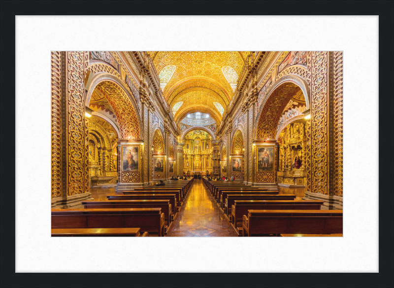 Iglesia de La Compañía - Great Pictures Framed