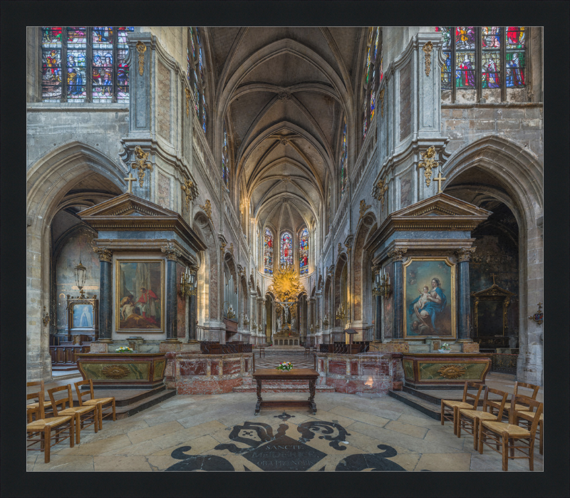 Saint Merri Church Interior - Great Pictures Framed