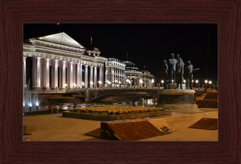 Archeological Museum of Macedonia by Night - Great Pictures Framed