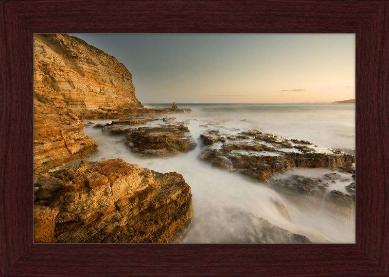 The Cliffs Surrounding Clifton Beach in Cape Town, South Africa - Great Pictures Framed