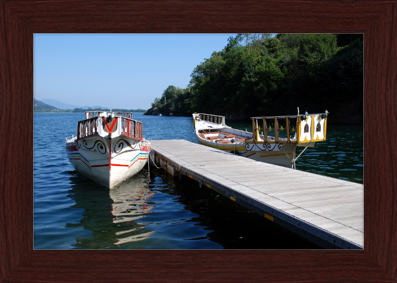 Two Boats in Mergozzo - Great Pictures Framed