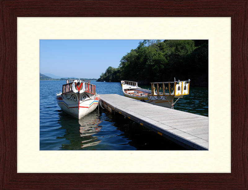 Two Boats in Mergozzo - Great Pictures Framed