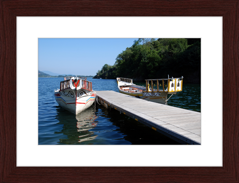 Two Boats in Mergozzo - Great Pictures Framed
