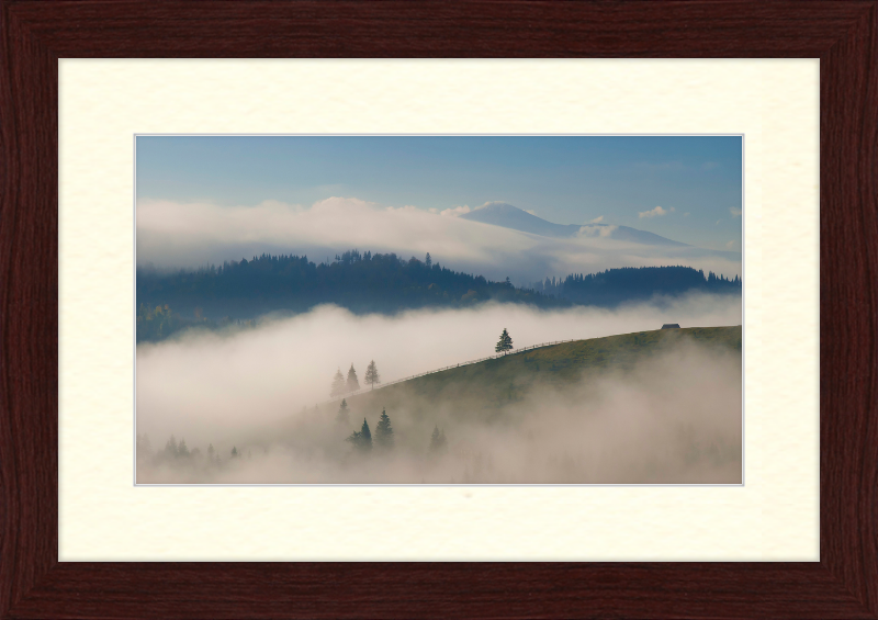 Tam za tumanamy Goverla - Great Pictures Framed