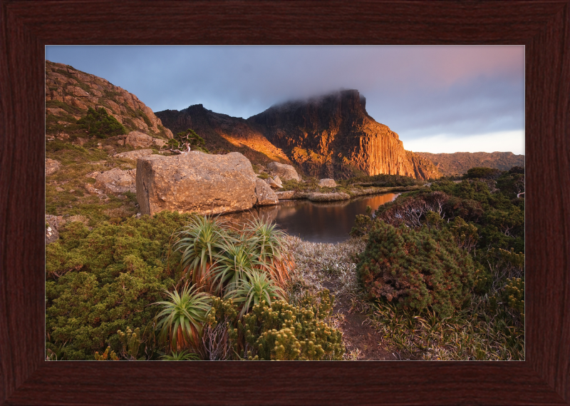 Mt Anne from High Shelf Camp - Great Pictures Framed