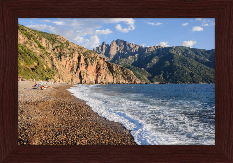 The Beach in Bussaglia,  France - Great Pictures Framed