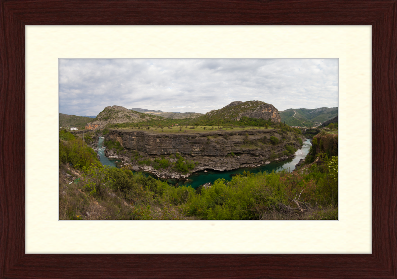 Moraca River,North of Podgorica, Montenegro - Great Pictures Framed