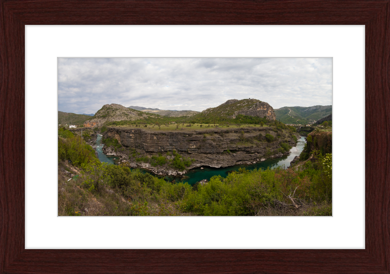 Moraca River,North of Podgorica, Montenegro - Great Pictures Framed