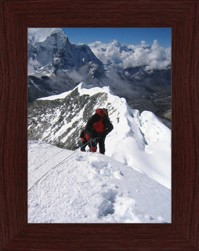 Summitting Island Peak - Great Pictures Framed
