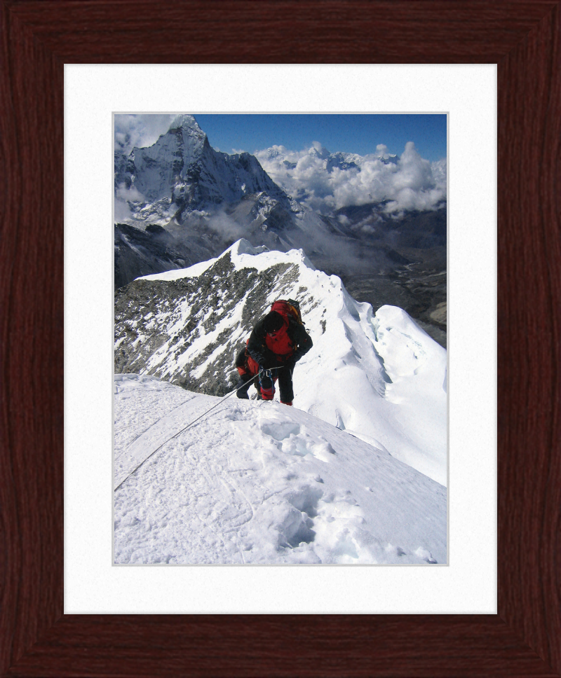 Summitting Island Peak - Great Pictures Framed