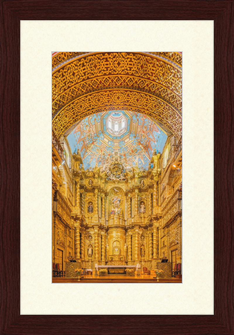 The Glorious Gold-Leafed Interiors of Iglesia de La Compañía, Quito - Great Pictures Framed