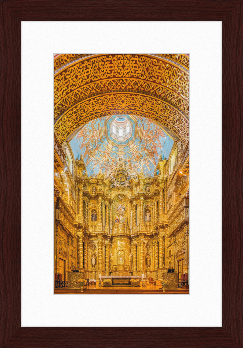 The Glorious Gold-Leafed Interiors of Iglesia de La Compañía, Quito - Great Pictures Framed