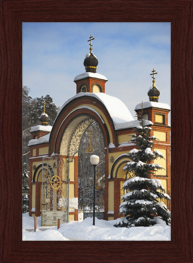 Gate to the Peter and Paul Church near Moscow - Great Pictures Framed