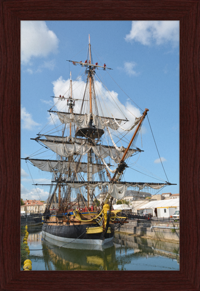 The Frégate-Hermione - Great Pictures Framed