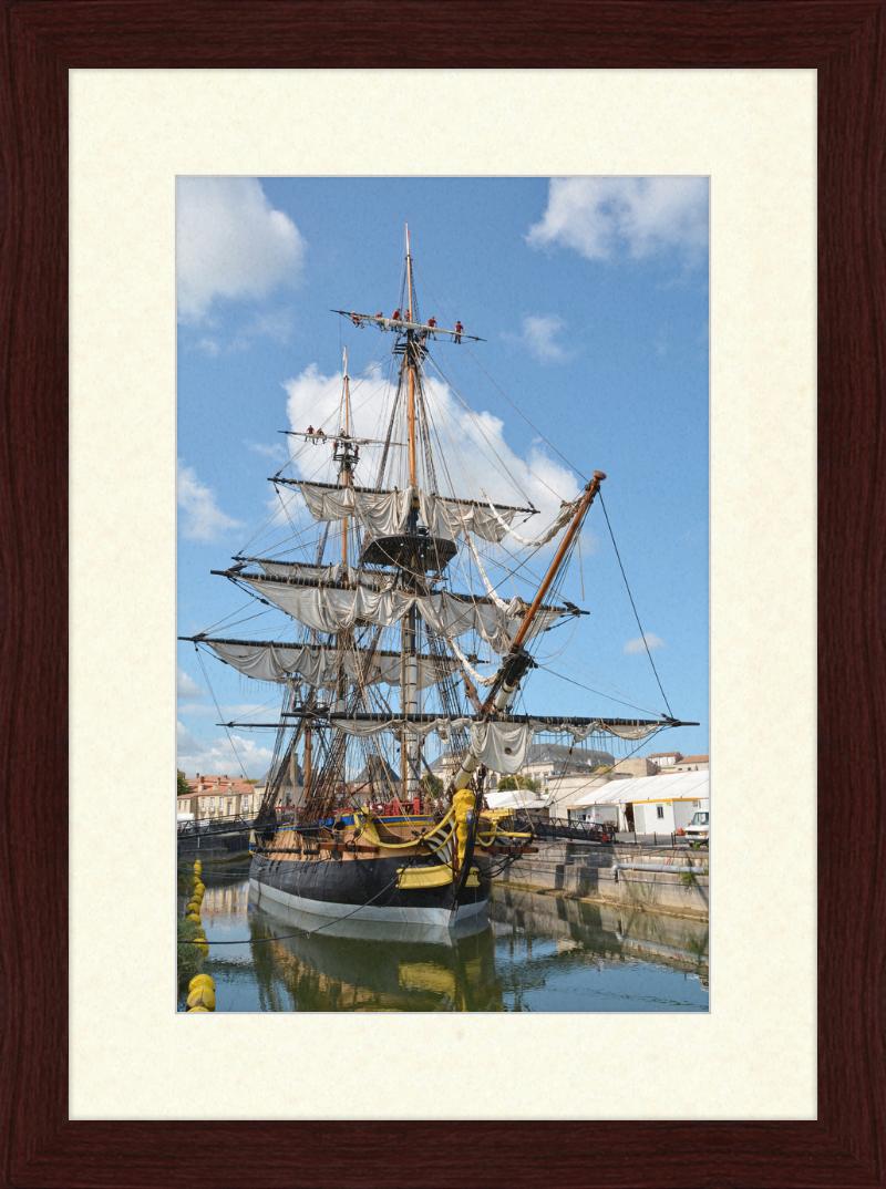The Frégate-Hermione - Great Pictures Framed