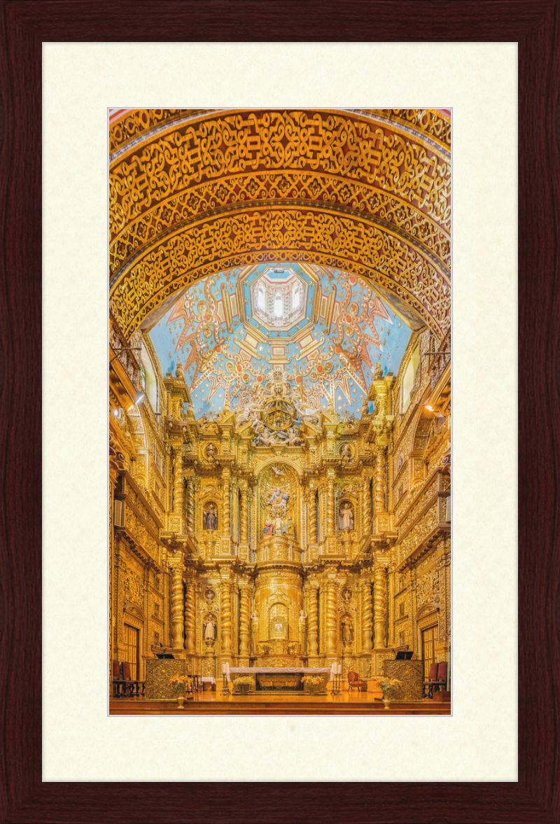 The Glorious Gold-Leafed Interiors of Iglesia de La Compañía, Quito - Great Pictures Framed