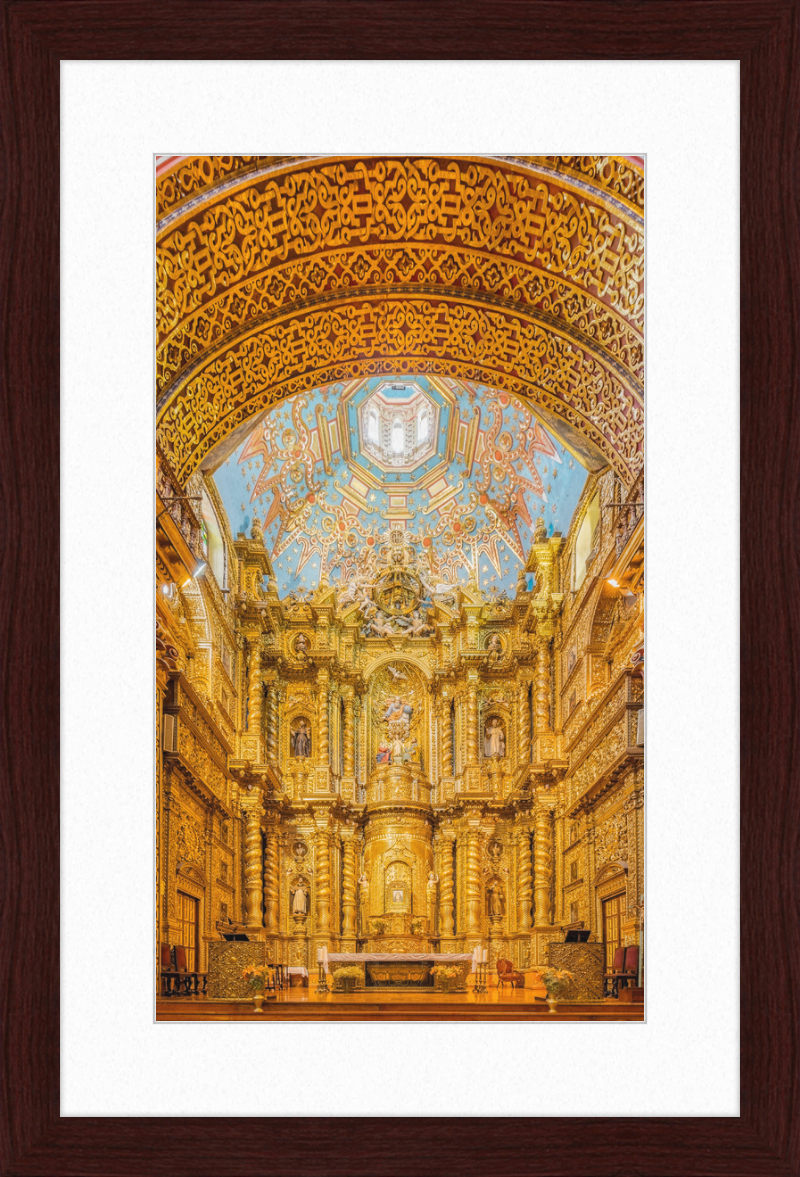 The Glorious Gold-Leafed Interiors of Iglesia de La Compañía, Quito - Great Pictures Framed