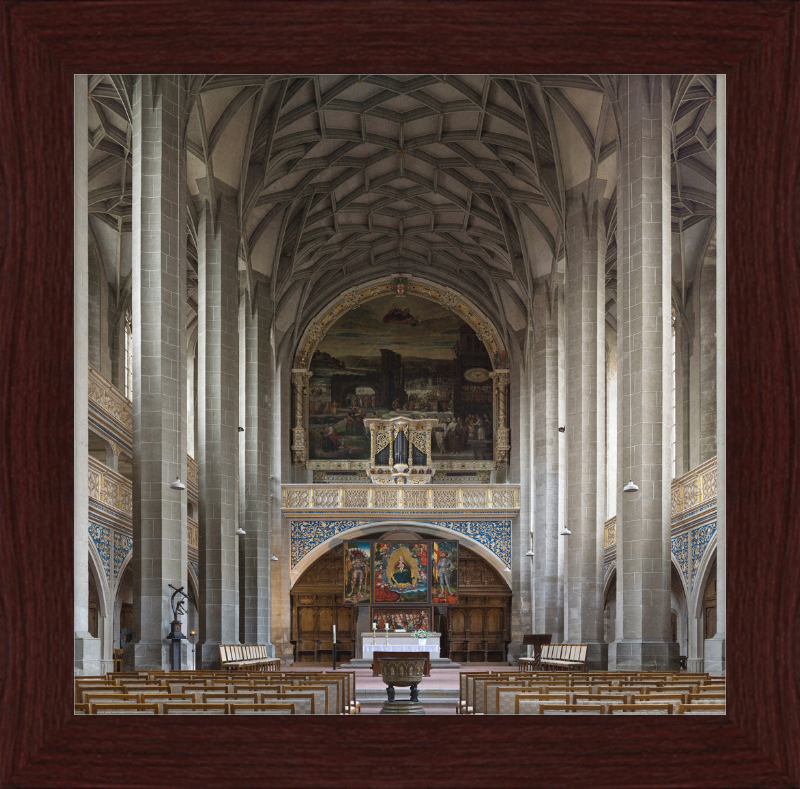 MarienkircheHalle Innenraum - Great Pictures Framed