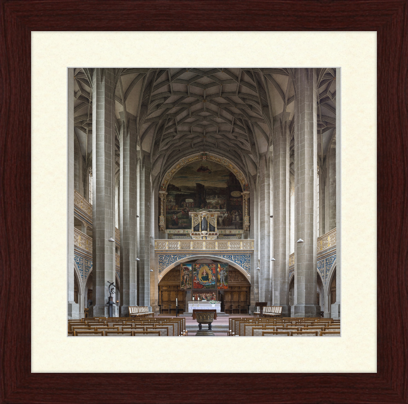 MarienkircheHalle Innenraum - Great Pictures Framed