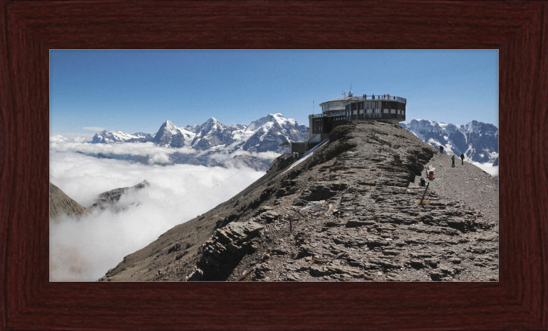 Schilthorn with Bernese Alps - Great Pictures Framed