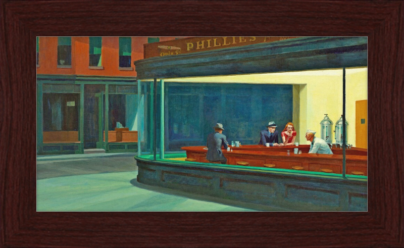 Nighthawks - Great Pictures Framed