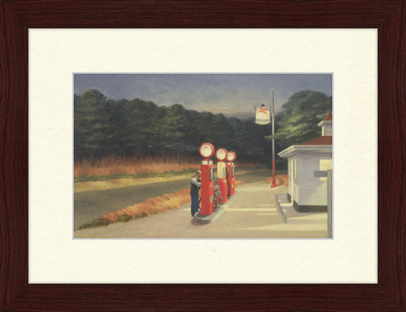 Gas by Edward Hopper - Great Pictures Framed