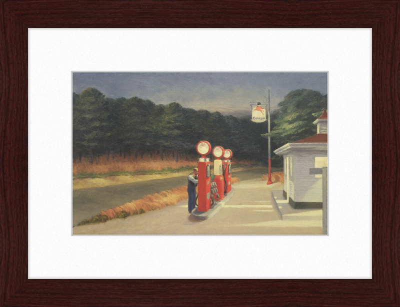 Gas by Edward Hopper - Great Pictures Framed