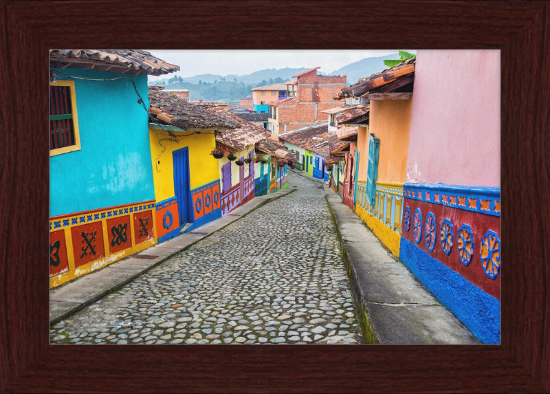 A Street in Colombia - Great Pictures Framed