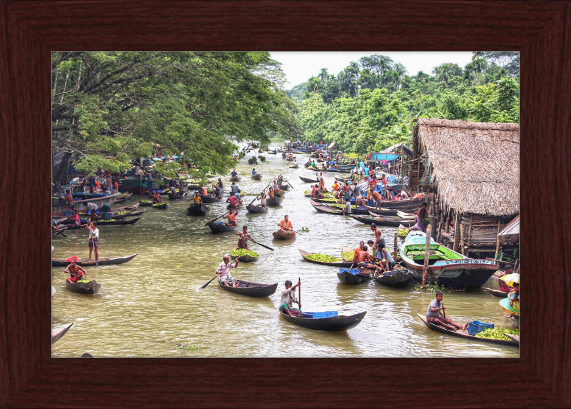 Floating Guava Market - Great Pictures Framed