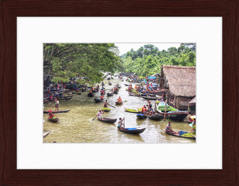 Floating Guava Market - Great Pictures Framed