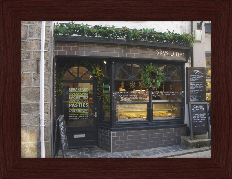 Skys Diner, Fore Street, St Ives, Cornwall - Great Pictures Framed