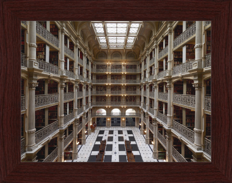 Peabody Institute Library - Great Pictures Framed