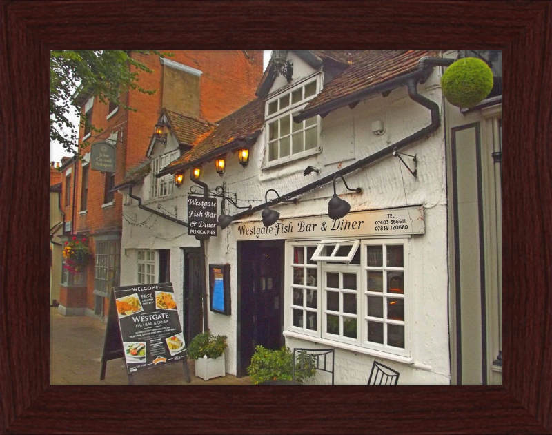 Westgate Fish Bar & Diner - Great Pictures Framed