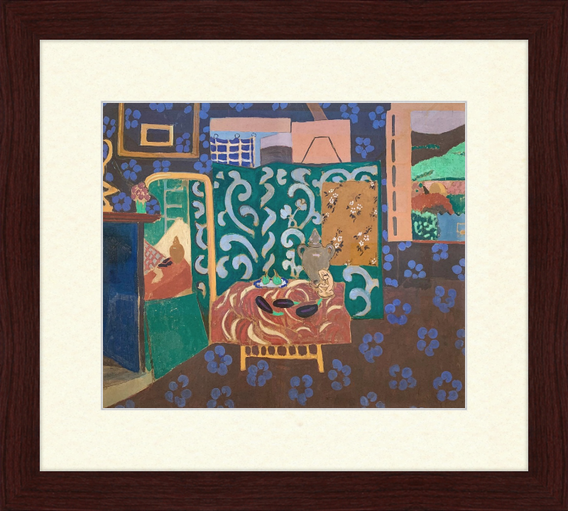 Interior with Aubergines - Great Pictures Framed