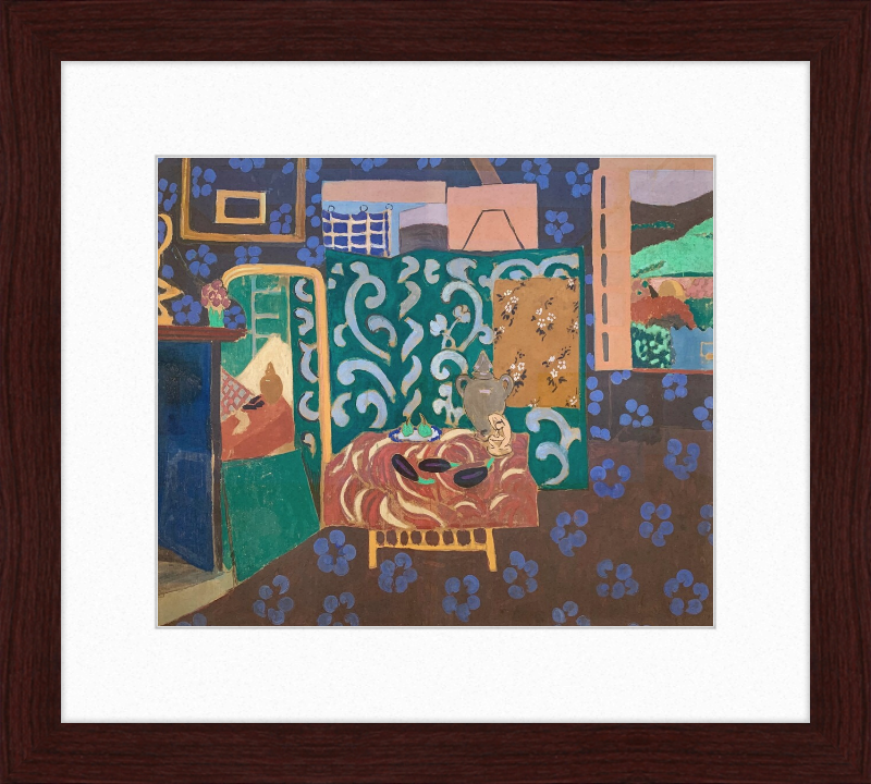 Interior with Aubergines - Great Pictures Framed