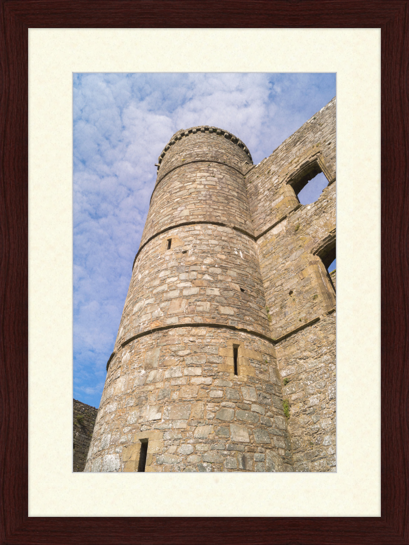 Harlech Castle Gatehouse Tower, Merionethshire, Wales - Great Pictures Framed