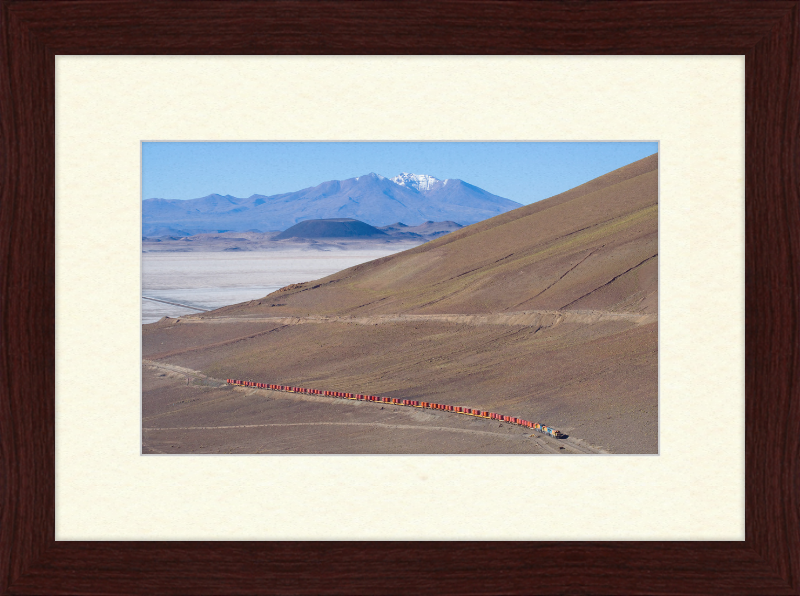 Trains on the Salar de Carcote - Great Pictures Framed