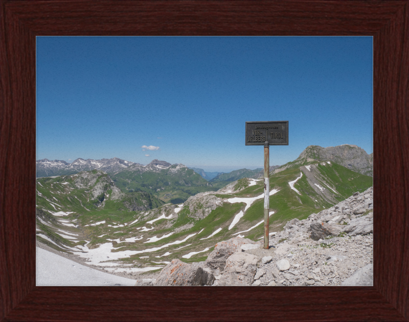 Lech - Rauher-Kopf-Scharte - Great Pictures Framed