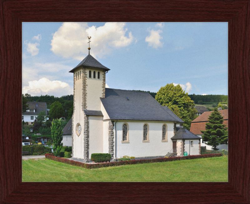 Katholische Kirche Helminghausen - Great Pictures Framed