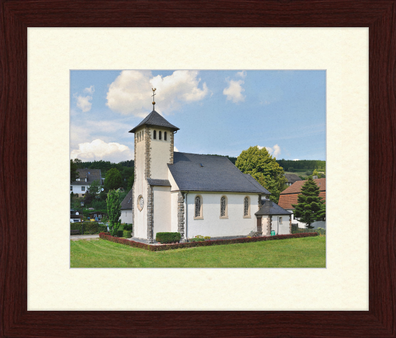Katholische Kirche Helminghausen - Great Pictures Framed