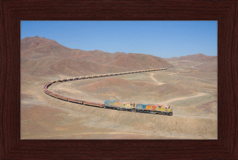 A Train in the Desert - Great Pictures Framed
