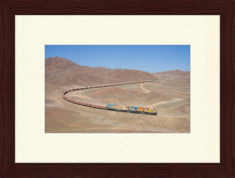 A Train in the Desert - Great Pictures Framed