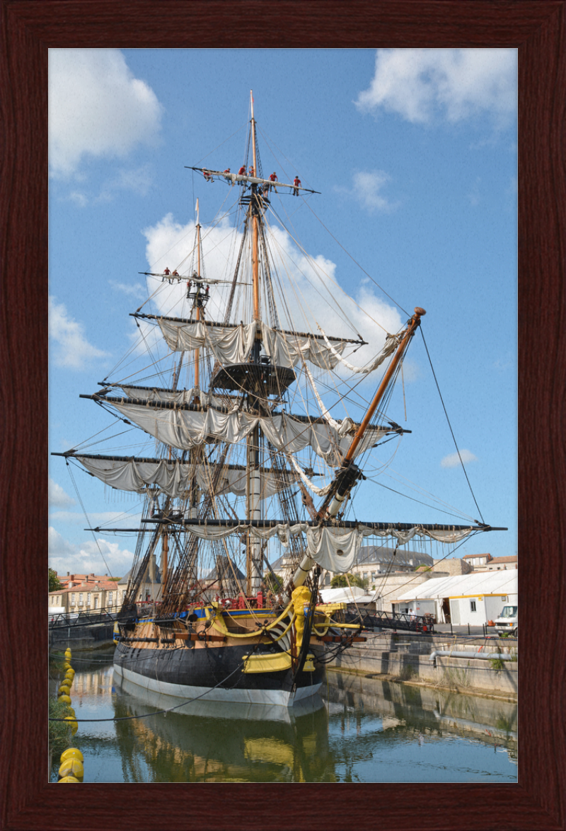 The Frégate-Hermione - Great Pictures Framed