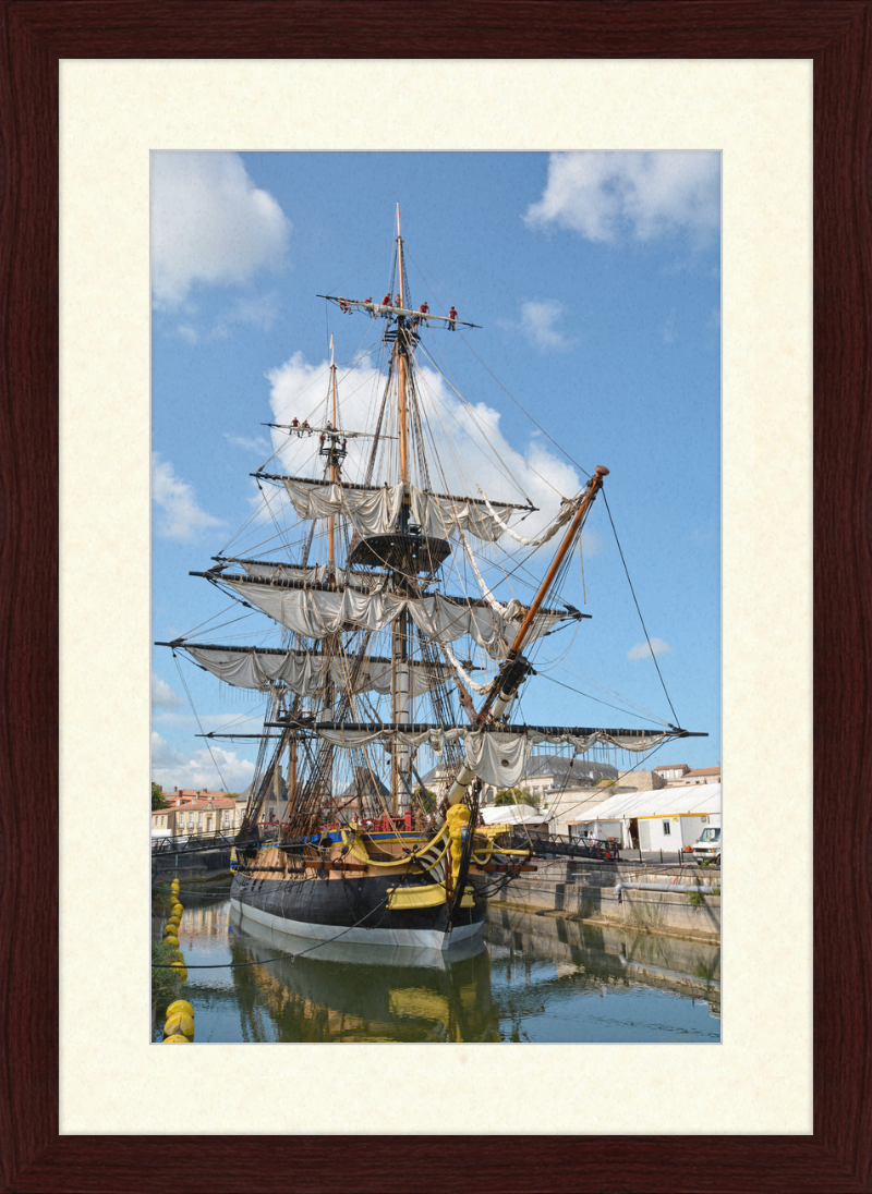The Frégate-Hermione - Great Pictures Framed