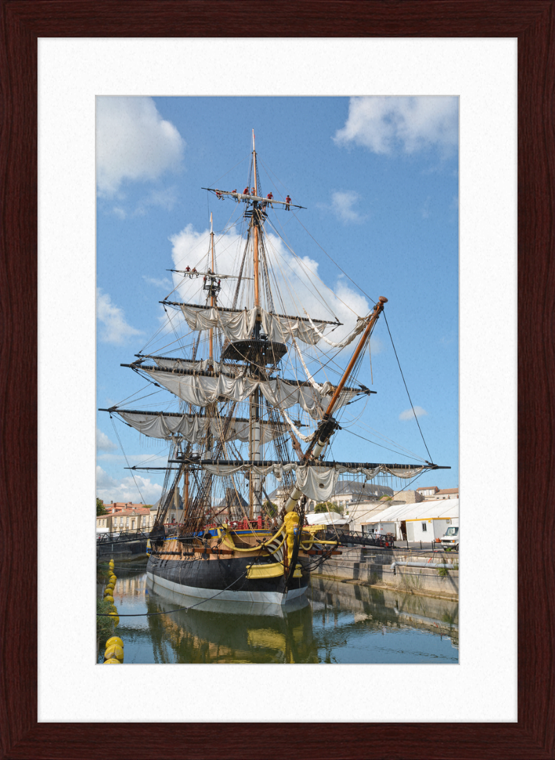 The Frégate-Hermione - Great Pictures Framed