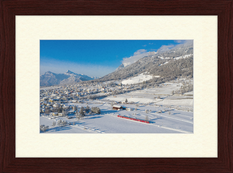 RhB ABe 8-12 Malans Winter - Great Pictures Framed