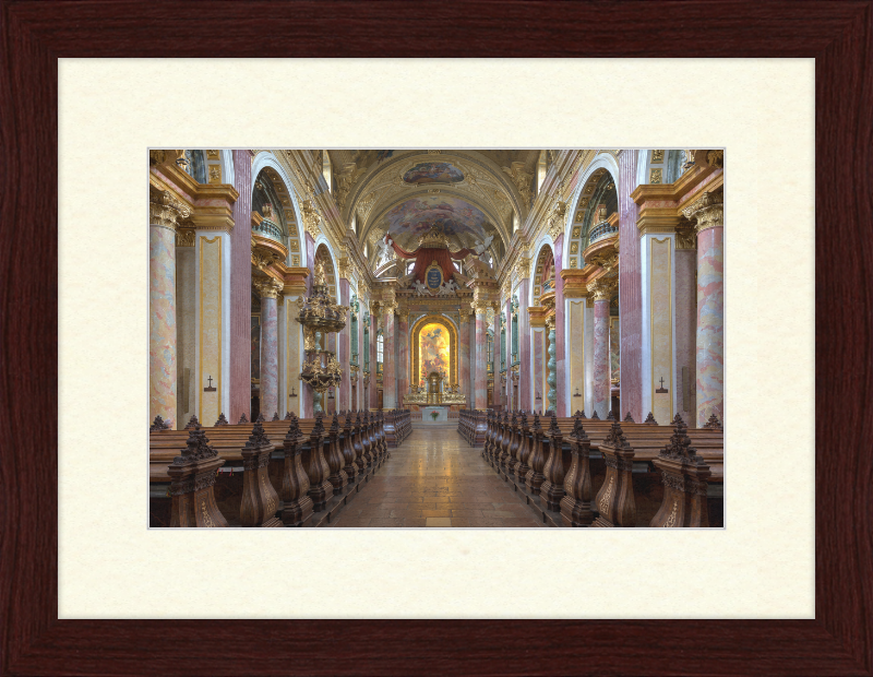 Interior View of the Jesuit Church in Vienna, Austria - Great Pictures Framed