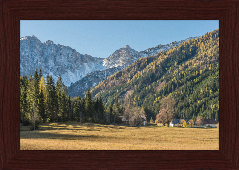 Ferlach Bodental Bodenbauer with Vertatscha - Great Pictures Framed
