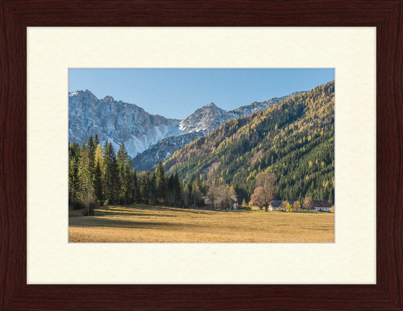 Ferlach Bodental Bodenbauer with Vertatscha - Great Pictures Framed